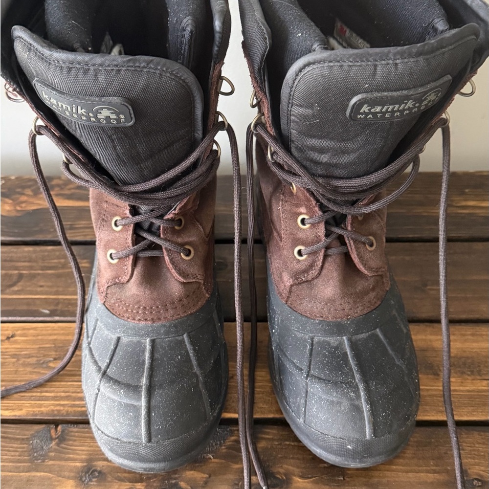 Kamik Men's Two-Tone Waterproof Boots